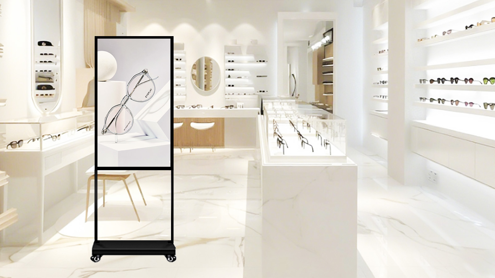 立式雙面廣告機成商業(yè)展示新寵：雙屏聯(lián)動助力品牌高效傳播