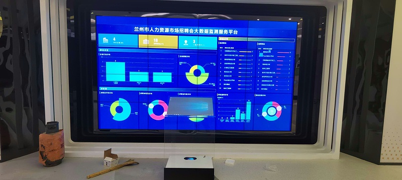 中億睿液晶屏、智能滑軌助力蘭州人力資源產(chǎn)業(yè)園打造創(chuàng)意科技化數(shù)字展廳